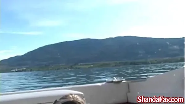 Vis Fucked in the Ass In Canada on A Boat! Shanda Fay nye videoer