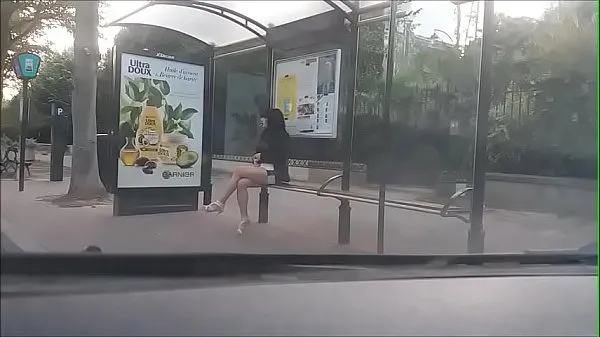 Show bitch at a bus stop fresh Videos