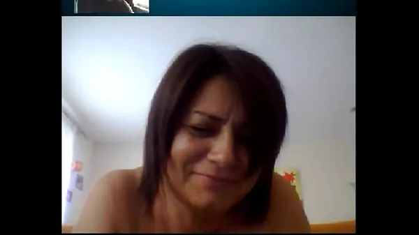 Toon Italian Mature Woman on Skype 2 nieuwe video's