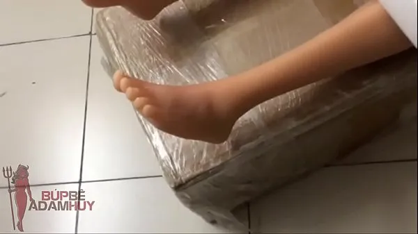 Visa Open the box of 167cm Silicon baby färska videor