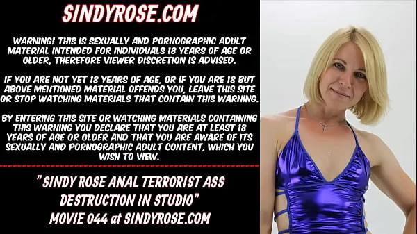 Show Sindy Rose anal terrorist ass destruction in studio & prolapse fresh Videos