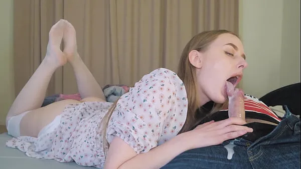 Show step Daughter's Deepthroat Multiple Cumshot from StepDaddy - Cum in Mouth fresh Videos