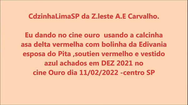 Cdzinhalimasp Dando usando a calçinha asa delta vermelho com branco da Edivania esp do Pita no cine ouro11022022 Yeni Videoyu göster