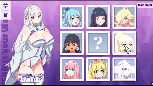 Visa Waifu Hub [PornPlay Parody Hentai game] Emilia from Re-Zero couch casting - Part2 Naughty girl not so innocent like to deepthroat färska videor