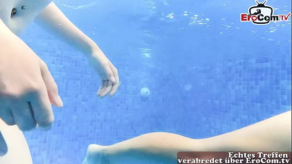 Show German 18 amateur young woman threesome ffm underwater in pool pov fresh Videos