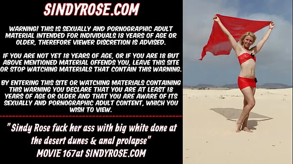 Show Sindy Rose fuck her ass with big white done at the desert dunes & anal prolapse fresh Videos