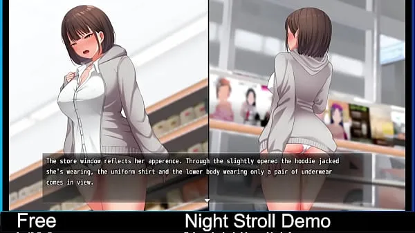 Tampilkan Night Stroll (Free Steam Game) Visual Novel, Interactive Fiction Video segar