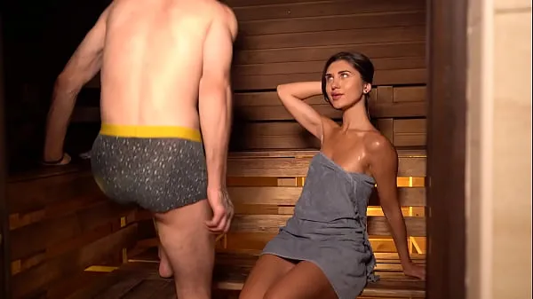 It was already hot in the bathhouse, but then a stranger came in friss videó megjelenítése