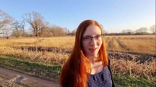 แสดง Redhead young woman undresses outside for the first time วิดีโอใหม่