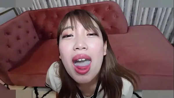 Vis Big breasted married woman, Japanese beauty. She gives a blowjob and cums in her mouth and drinks the cum. Uncensored nye videoer